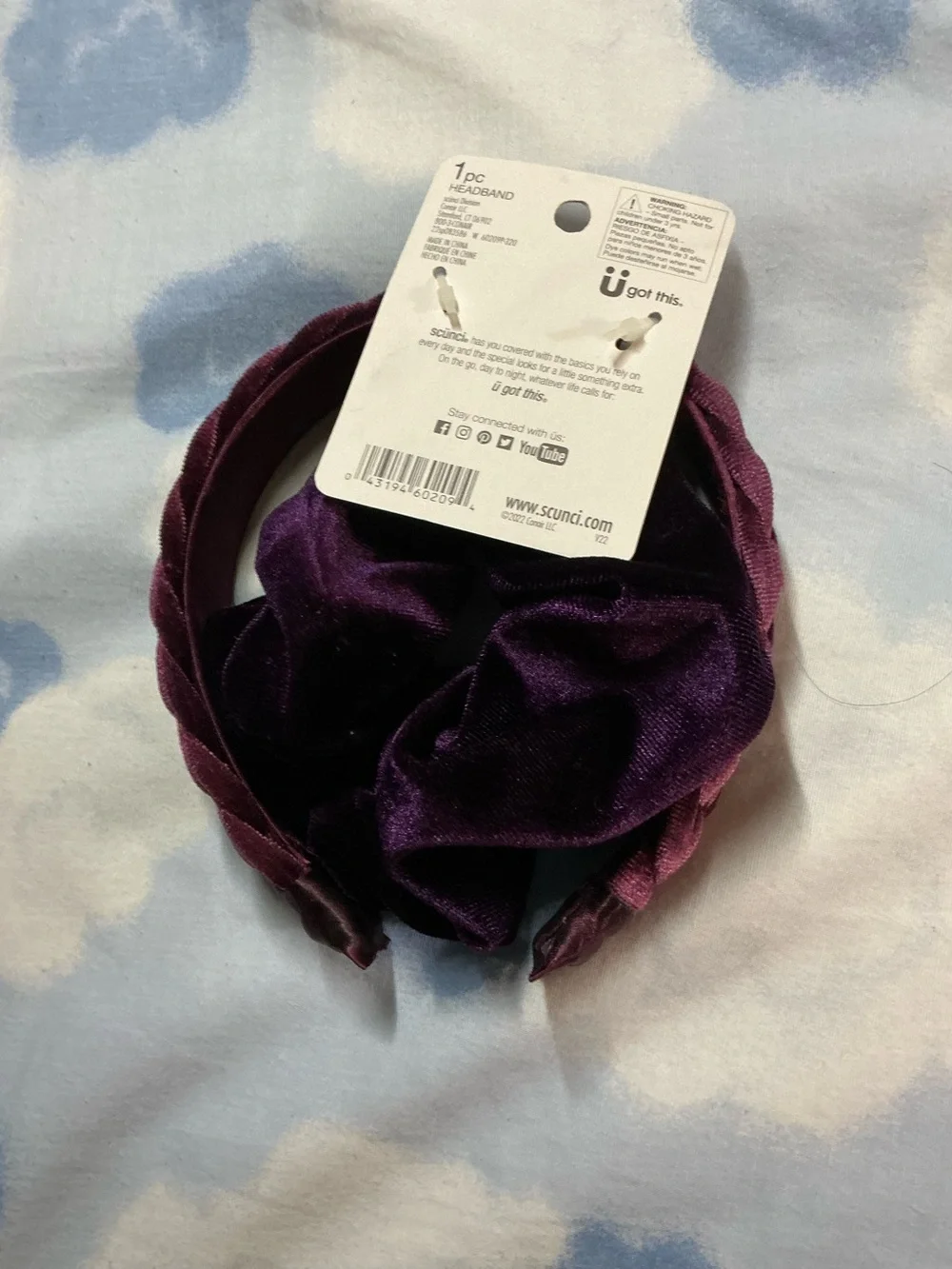scunci Braided Jam Headband and Scrunchie Set